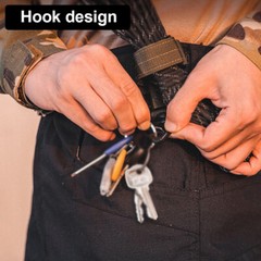 Belt Hanging Buckle Glove Hook Tactical Anti-lost Belt Buckle Rope Carrier Hook