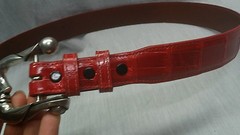Barry Kieselstein cord sterling moon buckle Billy Martin&rsquo;s alligator belt