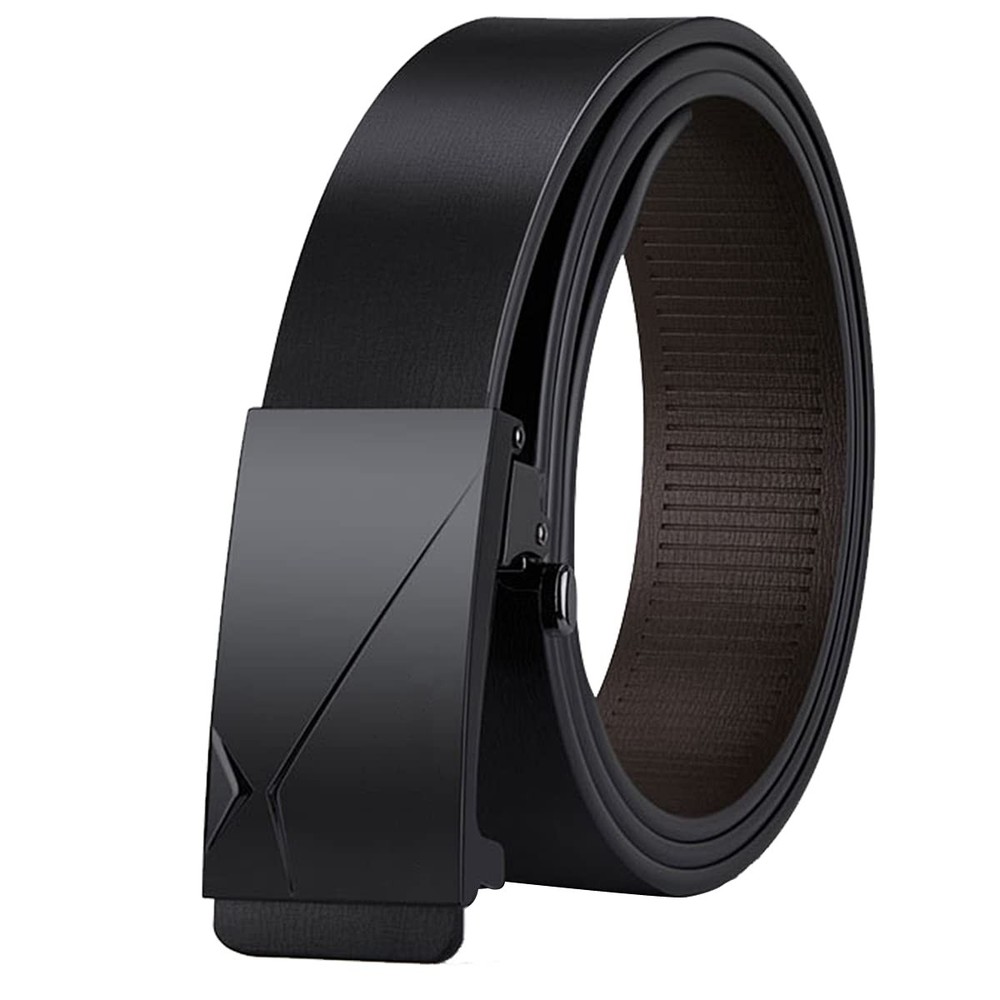 39&Prime; to 42&Prime; Waist Adjustable (Length 49&Prime;), Black/Coffee Style 001 Mens Belt