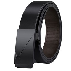 39&Prime; to 42&Prime; Waist Adjustable (Length 49&Prime;), Black/Coffee Style 001 Mens Belt
