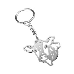 Elegant Hollow Head Keychain Stylish Accessory Suitable For Key Decoration