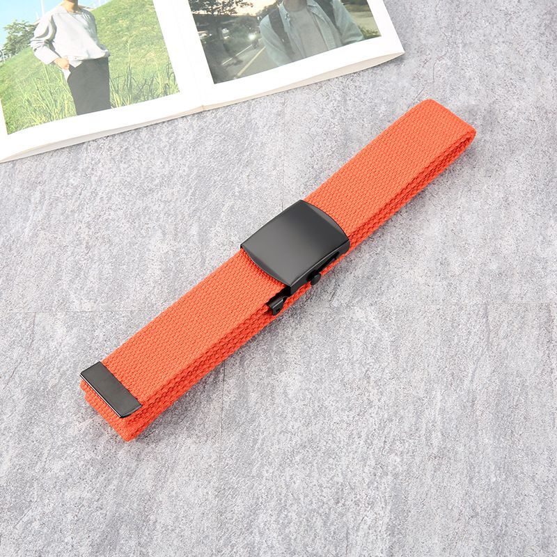 Nylon Belt Alloy Buckle -Versatile Classic Stylish Fashion Accessory 3.8CM Width