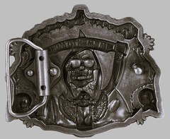 GRIM REAPER SONS OF ANARCHY 3&Prime; X 3.5&Prime; COLLECTIBLE BIKER GEAR / SOA BELT BUCKLE