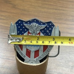 USAF U.S. Airforce Military w/ Color Belt Buckle Great American Products 2007
