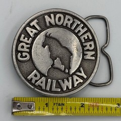 Vintage 1976 Great Northern Railway Belt Buckle Jimm Watson A-40 Made in USA