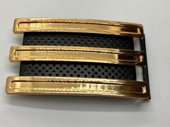Adidas Golf 3 Stripe Gold & Black Color – Trophy Award Style Belt Buckle