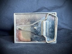 “Arrival Over the Nile” Studded Pyramid Lthr OOAK Buckle Darren McNeese