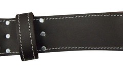 Mcguire-Nicholas 2 3/4&Prime; inch Oil Tanned Leather Tool Work Belt 3&Prime;, Dark Brown