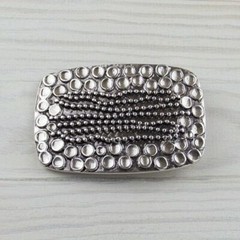 Studded octopus suction cup belt buckle silver removable clasp gs5223