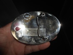 Montana Silversmiths Cowboy On Horse Belt Buckle Silver Gold Western New In Box