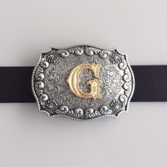Western Initial Letter G Belt Buckle Gurtelschnalle also Stock in US