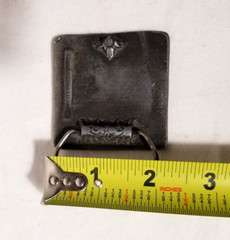 I&rsquo;m A Pronto Person Texas Star Cast Iron Belt Buckle Phillips Drill 1981 ITT