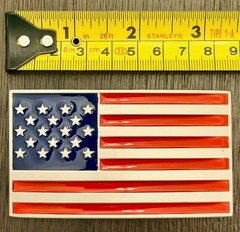 American USA Flag Belt Buckle – Patriot Country Golf