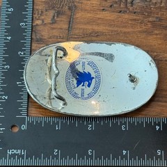 Western Longhorn Bull Belt Buckle Silver Gold Tone Floral Scroll Oval Cowboy