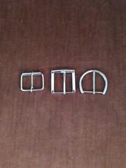 LOTS OF 3 SILVER COLOR REGULAR BUCKLE FOR 1 1/2 IN WIDE BELT