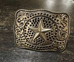 WESTERN STAR Belt Buckle, Metal Belt Buckle – New