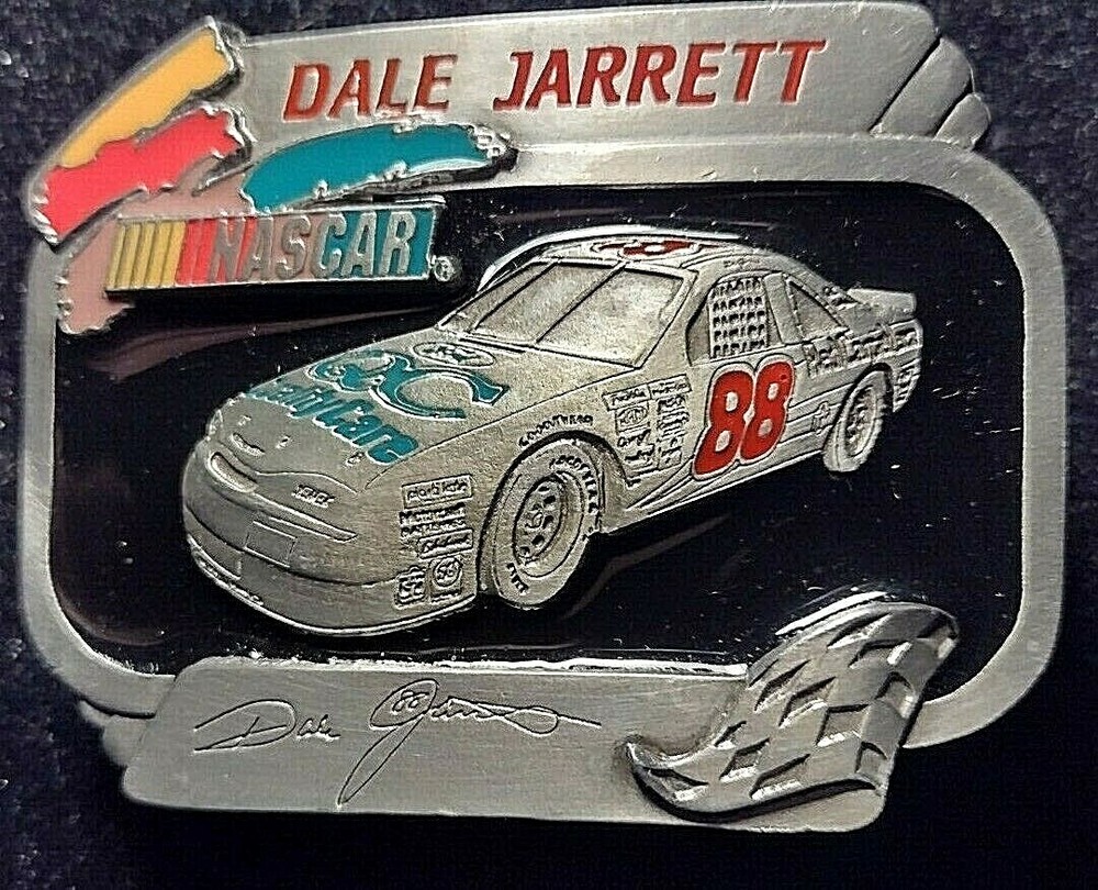 NASCAR LIMITED EDTION AMERICAN LEGENDS FOUNDRY DALE JARRETT BELT BUCKLE