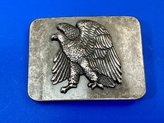 American Eagle Ready To Fight! Patriotic Usa Pride Belt Buckle