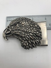 Eagle Head Belt Buckle Western Vintage Style Smooth Buckle Plate