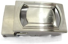 Cam Belt Buckle Casual Silver Tone