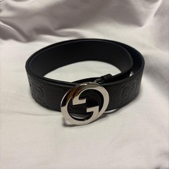 GUCCI Pre-Owned Joe Wide Leather Belt