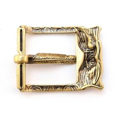 Brass belt buckle Duck Season, pin type Hunter trophy gift buckle for 1.5 inch