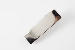 Woman Metal 5/8&Prime;(16mm) Plate Belt Buckle (#7A) Polished Silver Color NEW