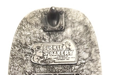 Metal Police Belt Buckle by Buckle Bakery 1988 #1654 Made in USA Serve & Protect