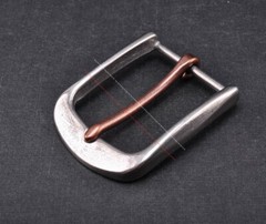 38mm Sturdy Solid Heavy Stainless Steel Leathercraft Heel Bar Jeans Belt Buckle