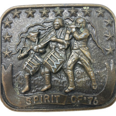 VTB Spirit of &rsquo;76 Belt Buckle American Revolution Patriotic Fife & Drum USA