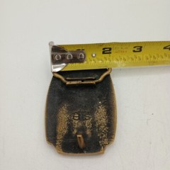 Firefighter 1910 Seagrave Fire Truck Belt Buckle Solid Brass BTS Made USA