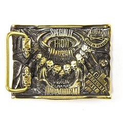 Belt buckle Predator, Extraterrestrial monster trophy Hunter, The Yautja monster