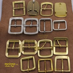 Heavy Duty Roller Belt buckle Solid Brass Single Prong Belt Buckle 1 1/2&Prime;38mm