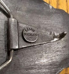 Lewis Buckles Livingston & Wells Co. Foreign Domestic Gold Dealers Wells &Co Vtg