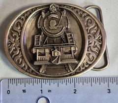 Limited Edition GTW 4070 Steam Locomotive Train Belt Buckle Midwest Railway