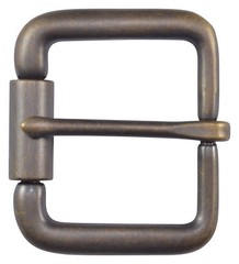 Antique Brass Roller Belt Buckle for 1 1/2&Prime; Belts – by The Belt Shoppe