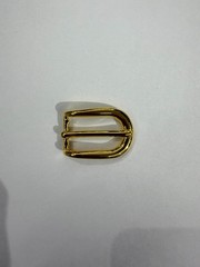 Solid Brass Gold Belt Buckle Made in Italy Fits 0.79&Prime; Belt Strap