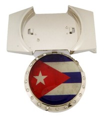 Removable Lighters Belt Buckle Cuba Havana Colorful Flag Country Nation