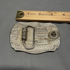 VINTAGE LIMITED EDITION LEVIS TWO HORSE BRAND LEVIS STRAUSS & CO. BELT BUCKLE