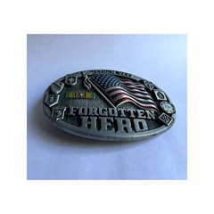 Vietnam Vet Forgotten Hero Belt Buckle