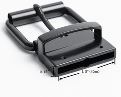 1.5&Prime; (38Mm-40Mm) Belt Buckle Men&rsquo;S Reversible Roller Replacement Belt Buckle Cla