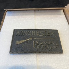 Winchester Repeating Arms New Haven, Conn. Belt Buckle 4inch Rifle Gun 2A