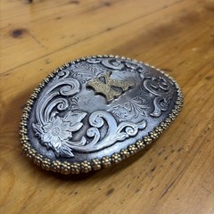 Nocona Western Oval Initial « K » Belt Buckle – Style 37072-K