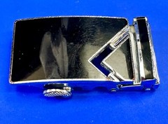 Retro Black Slide Ratchet Belt Replacement Belt Buckle