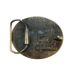 Vintage 1982 World&rsquo;s Fair Knoxville Tennessee 3D Metal Belt Buckle Christian