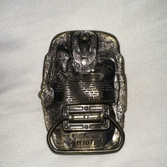 US Army Bronze Silver Metal Western Military Scene Belt Buckle for Men 1.5&Prime;
