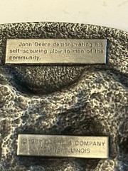 Vintage 1987 John Deere 150th 1837-1987 Commemorative Metal Belt Buckle#14188👀