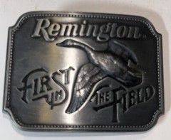 Vintage Remington by Sid Bell First In The Field Canada Goose 1980 Belt Buckle