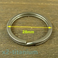 Heavy duty Titanium anti lost Key chain ring bracelet snap hook carabiner XH894