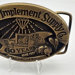 TISCO 60 Years Anniversary Belt Buckle 1997 Vintage Series Limited Edition #1162